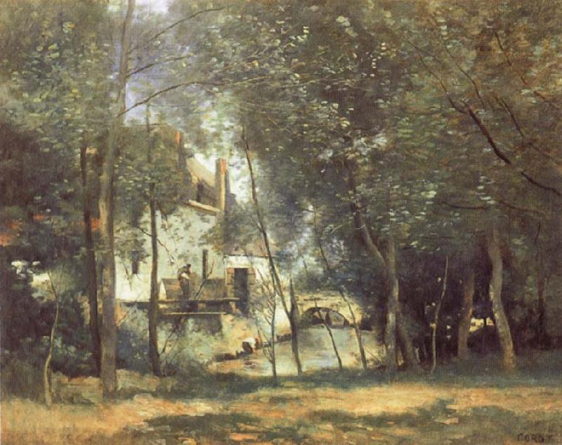 Corot Camille The Mill at Saint-Nicolas-les-Arras France oil painting art